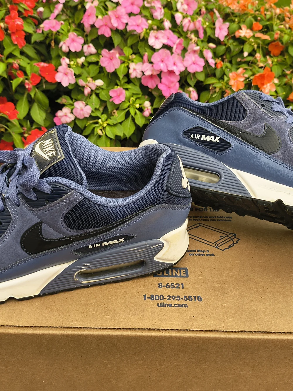 Nike Navy and Black Air Max Retro Sneakers